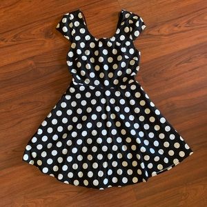 Polka dot dress/pin up dress